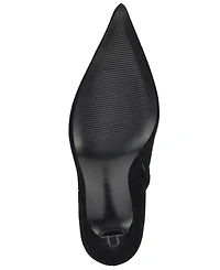 Nine West Women's Galz Suede Ankle Pointed Toe Dress Booties