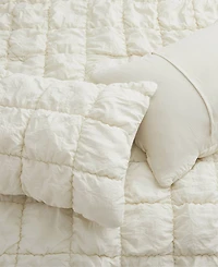 Unikome Modern Style Pintuck All Season Comforter, Full/Queen