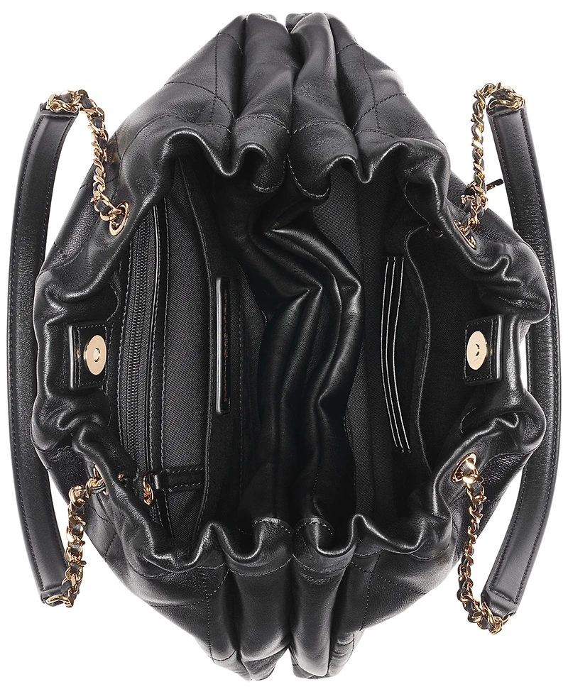 Karl Lagerfeld Paris Amandine Leather Medium Shoulder Handbag