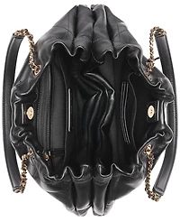 Karl Lagerfeld Paris Amandine Leather Medium Shoulder Handbag