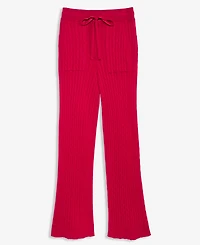 Charter Club Women's Cable-Knit Wide-Leg Pants, Macy's Exclusive