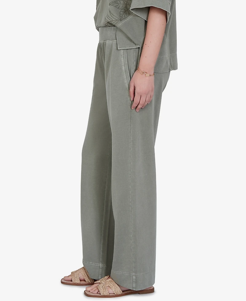 Ruby Rd. Petite Snow Wash Elastic Waist Pants