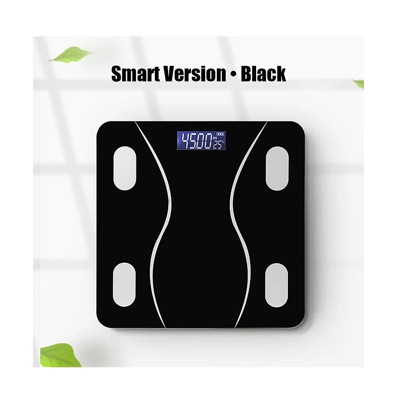 Cowin Smart Bluetooth Body Fat Scale - Rechargeable Digital Bathroom with App 400lbs Capacity