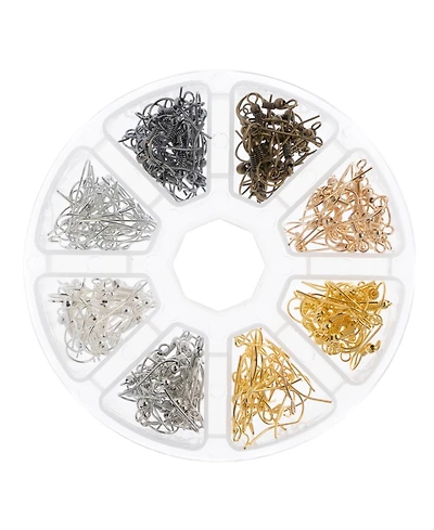 John Bead 8-Slot Ear Wires Jewelry Findings Kit Assortment, 240pcs