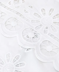 Reiss Women's Cotton Lace-Detail Mini Dress