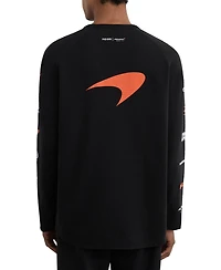 Reiss Men's Kruz Logo Waffle Textured T-Shirt