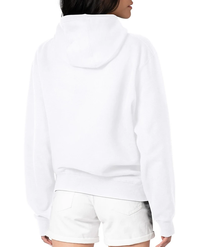 G-iii 4Her by Carl Banks Women's White Boston Bruins City Graphic Fleece Pullover Hoodie