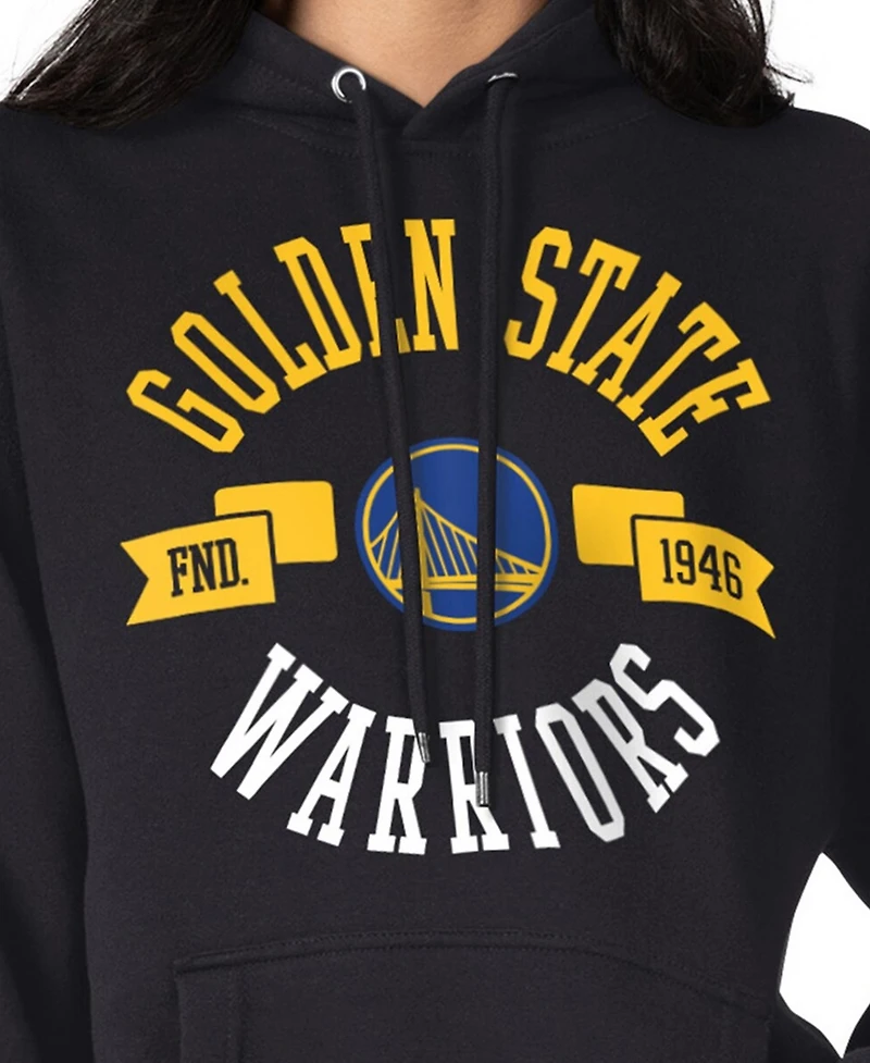G-iii 4Her by Carl Banks Women's Black Golden State Warriors City Pullover Hoodie