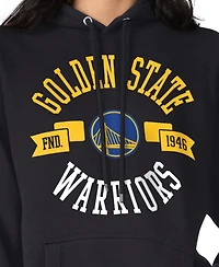 G-iii 4Her by Carl Banks Women's Black Golden State Warriors City Pullover Hoodie