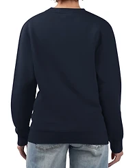 G-iii 4Her by Carl Banks Women's Navy Detroit Tigers Heart Logo Fleece Pullover Sweatshirt