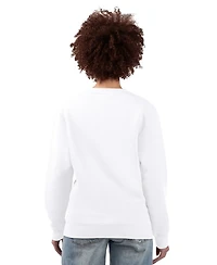 G-iii 4Her by Carl Banks Women's White Kansas City Royals Team Logo Fleece Pullover Sweatshirt