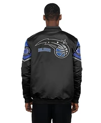 New Era Men's Black Orlando Magic 2025/26 City Edition Full-Snap Satin Jacket