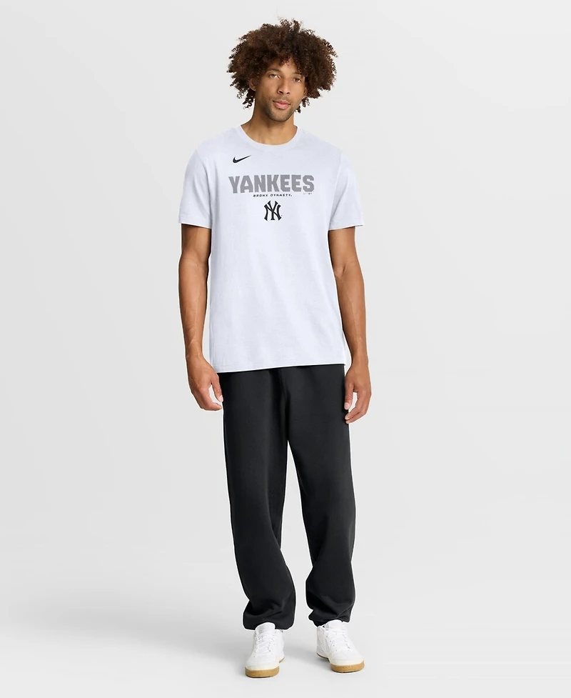 Nike Men's White New York Yankees Bold Team Name T-Shirt