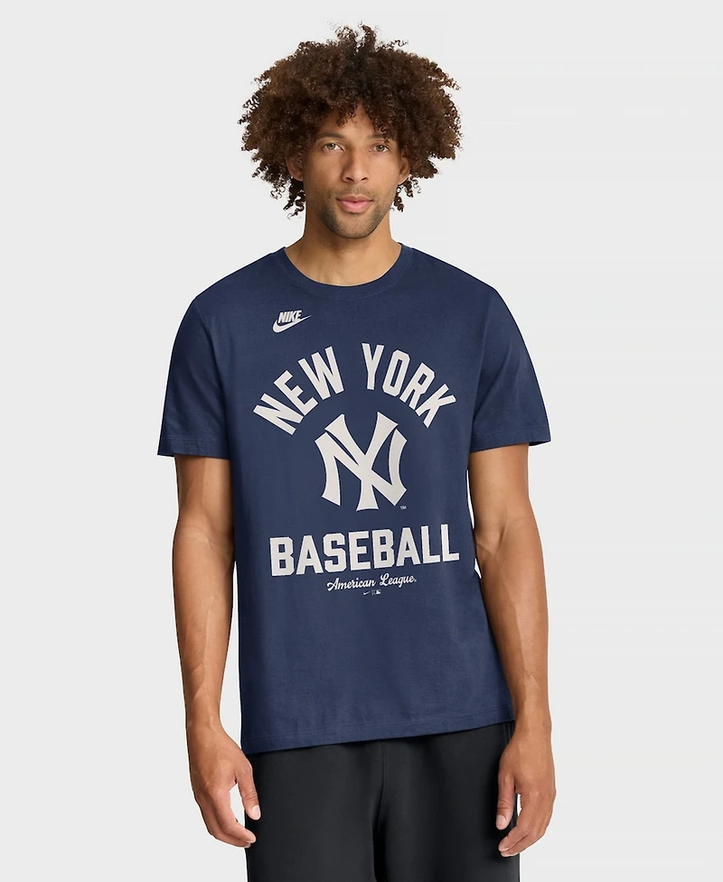 Nike Men's Navy New York Yankees Cooperstown Collection T-Shirt
