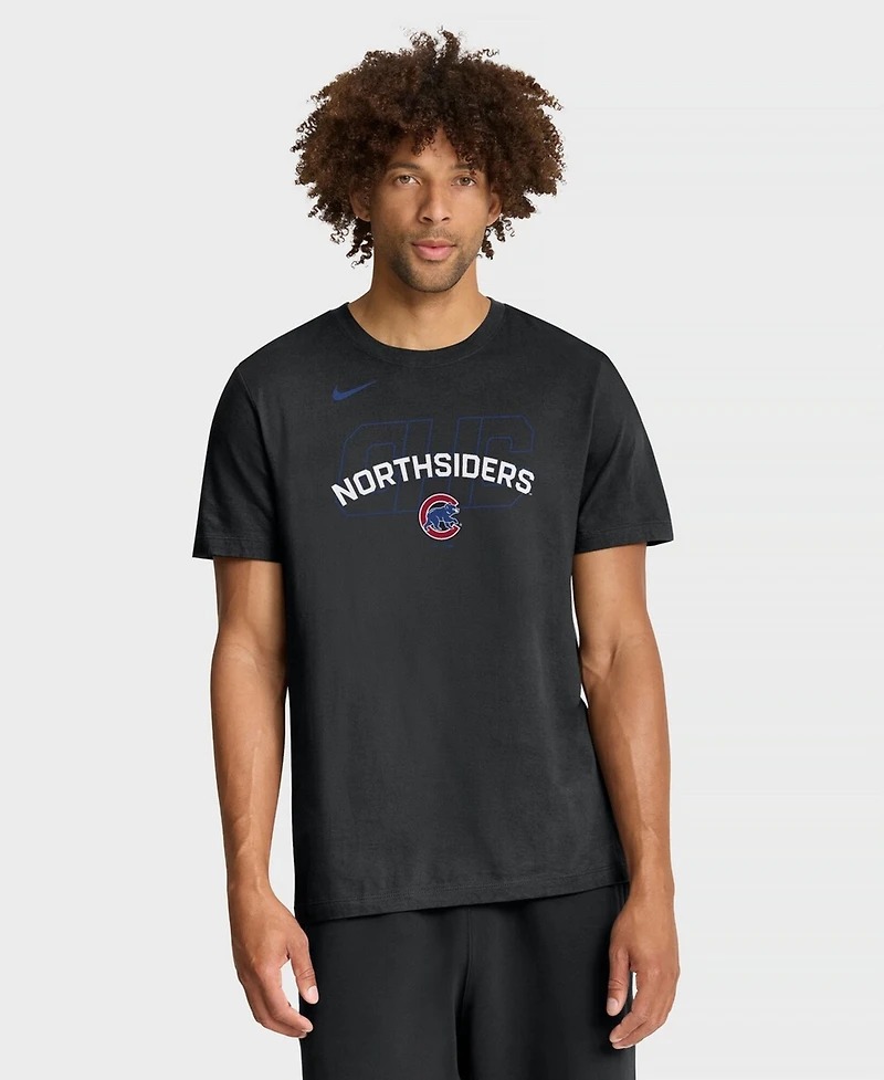 Nike Men's Black Chicago Cubs Primetime Fashion T-Shirt