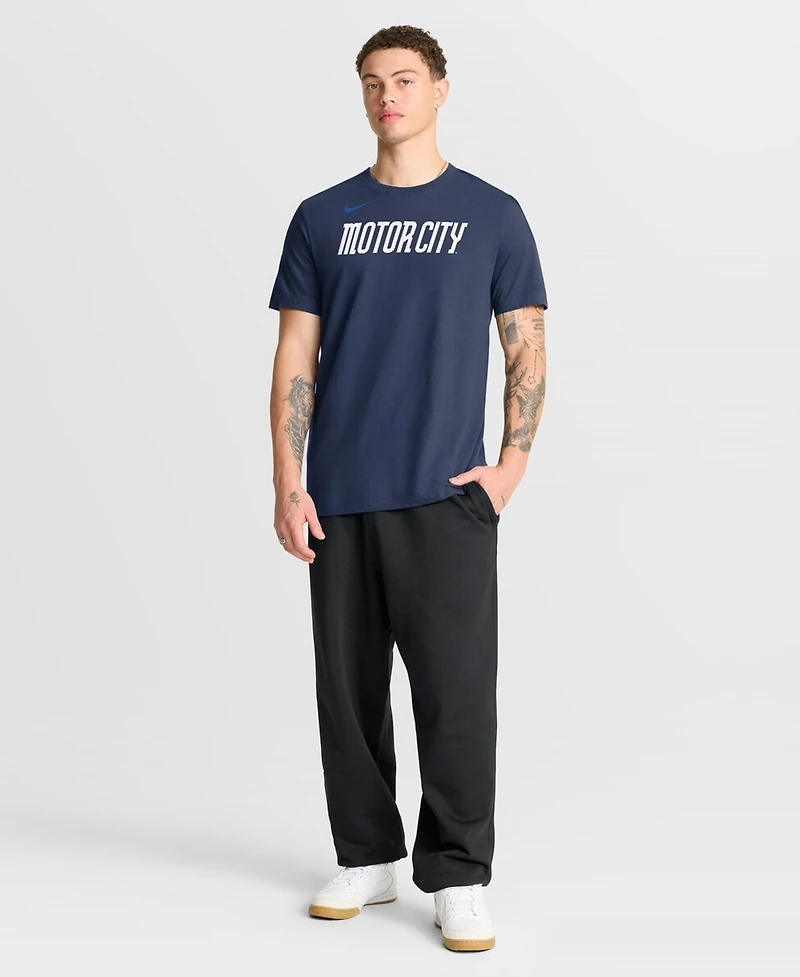 Nike Men's Navy Detroit Tigers City Connect Large Logo T-Shirt