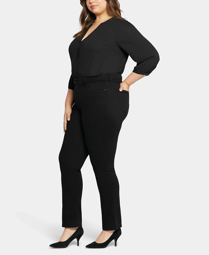 Nydj Plus Marilyn Straight Jeans