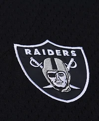 Mitchell & Ness Men's Black Las Vegas Raiders Head Coach Mesh Full-Button Fashion Jersey