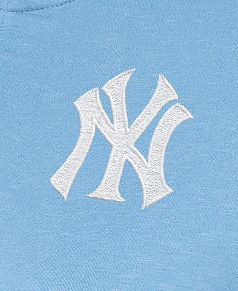 Antigua Women's Light Blue New York Yankees Mentor Quarter-Zip