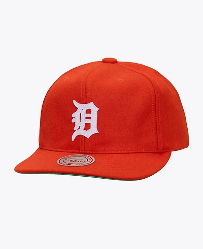 Mitchell & Ness Men's and Women's Orange Detroit Tigers Vintage Fit Melton Wool Adjustable Hat