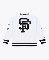 Mitchell & Ness Men's White San Francisco Giants Arctic Fleece Sweatshirt