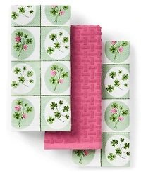 Town & Country Living Clover Windows 3-Pack Kitchen Towels