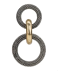 Patricia Nash Caviar Collection Double Ring Earrings