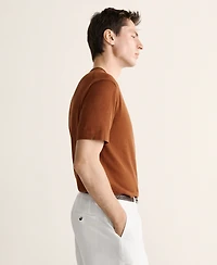 Mango Men's Cotton Fine-Knit T-Shirt