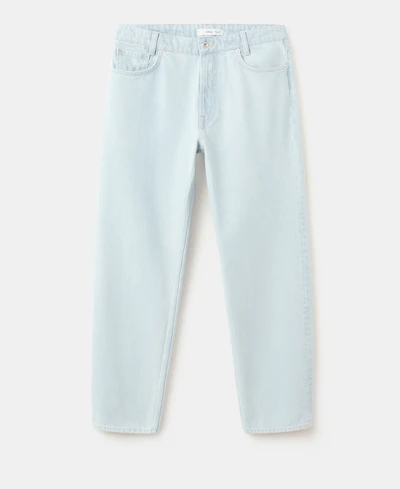 Mango Men's Cotton Relaxed Fit Jeans