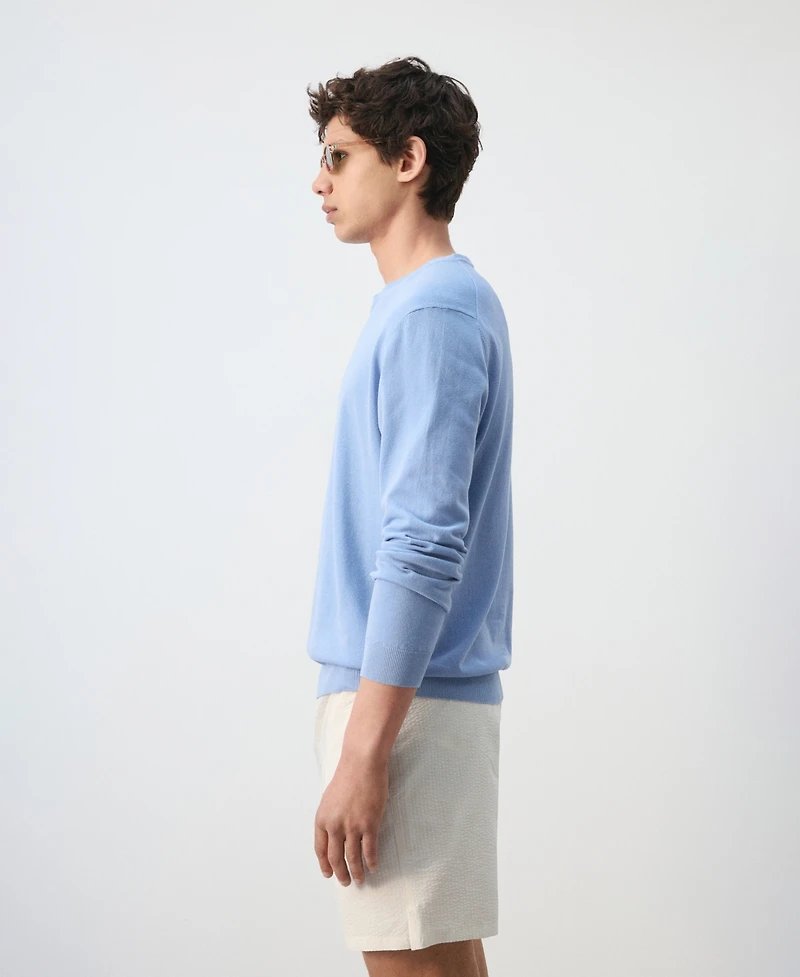 Mango Men's Cotton Fine-Knit Sweater