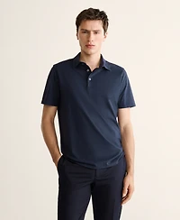 Mango Men's Cotton Slim-Fit Polo Shirt