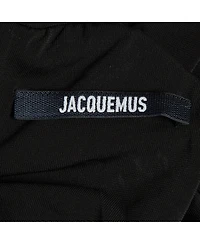 Pre-Owned Jacquemus Women's Jersey Ruched La Robe Piazza Midi Dress