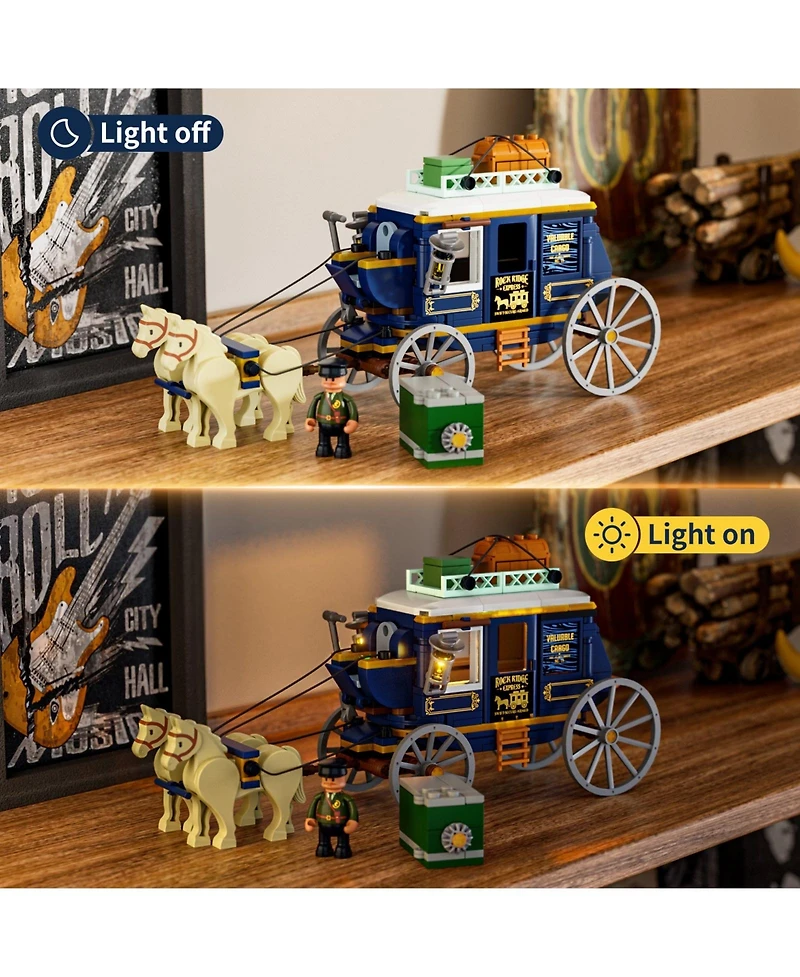 Lumibricks Treasure Stagecoach