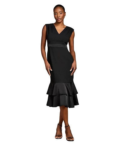 Coast Women's Crepe Peplum Dress