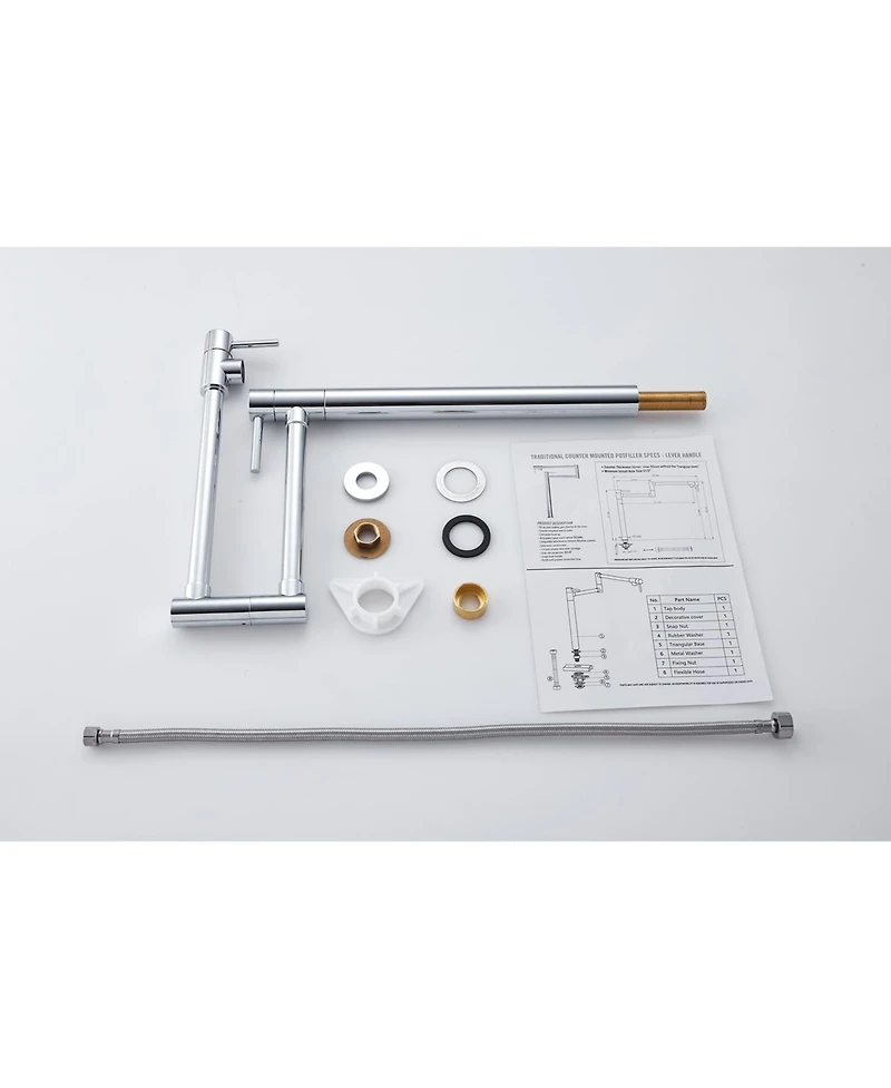 Phying Pot Filler Faucet with Extension Shank