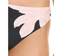 Sanctuary Women's Woodland Flora Side Shirred Hipster Swim Bottoms