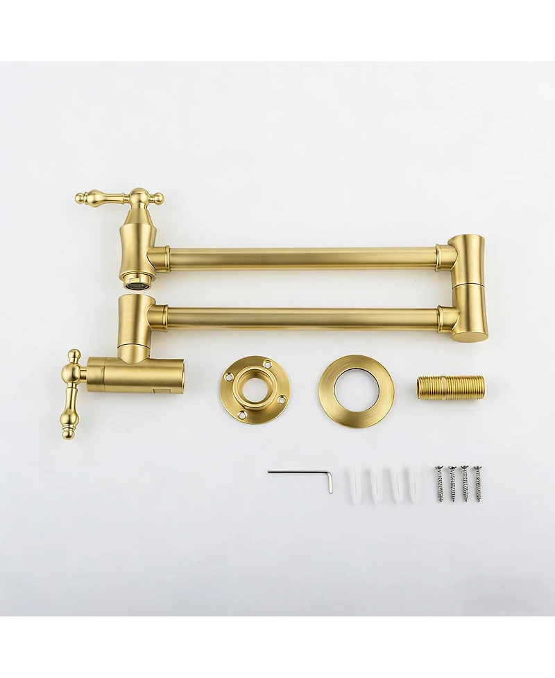 Phying Wall Mount Folding Kitchen Pot Filler Faucet