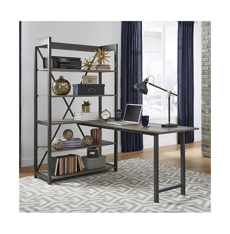 Liberty Furniture Industries, Inc Tanners Creek Desk and Bookcase Set