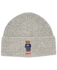 Polo Ralph Lauren Men's Solid Flag Bear Beanie Hat