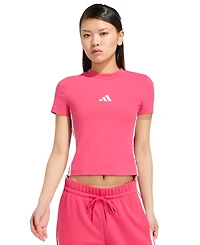 adidas Women's Essentials Slim-Fit Short-Sleeve Baby T-Shirt