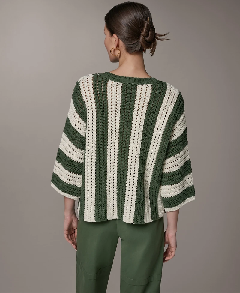 Donna Karan Weekend Women's Oversized Crewneck Sweater