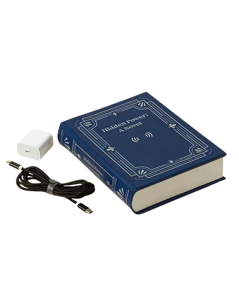 Uncommon Goods Hidden Power Wireless Charger Book