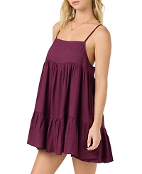O'Neill Women's Rilee Square Neck Cover-Up Mini Dress