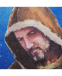 Holy Night Nativity Garden Lustre Flag