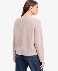 Charter Club Women's 100% Cashmere Shaker Stitch V-Neck Cardigan Sweater, Macy's Exclusive