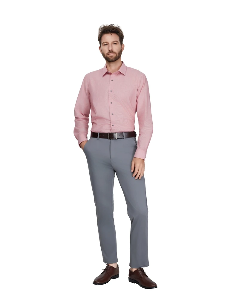 Alfani Men's Regular-Fit Solid Dress Shirt, Macy's Exclusive