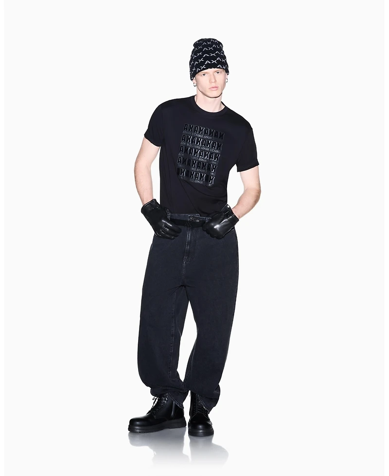 A|X Armani Exchange Men's Multi Logo Box T-Shirt