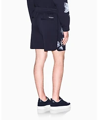 A|X Armani Exchange Men's Exposed Flower Fleece Shorts
