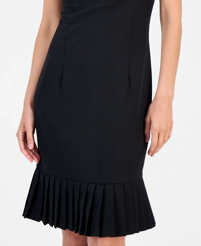 Kasper Women's Crewneck Sleeveless Sheath Dress