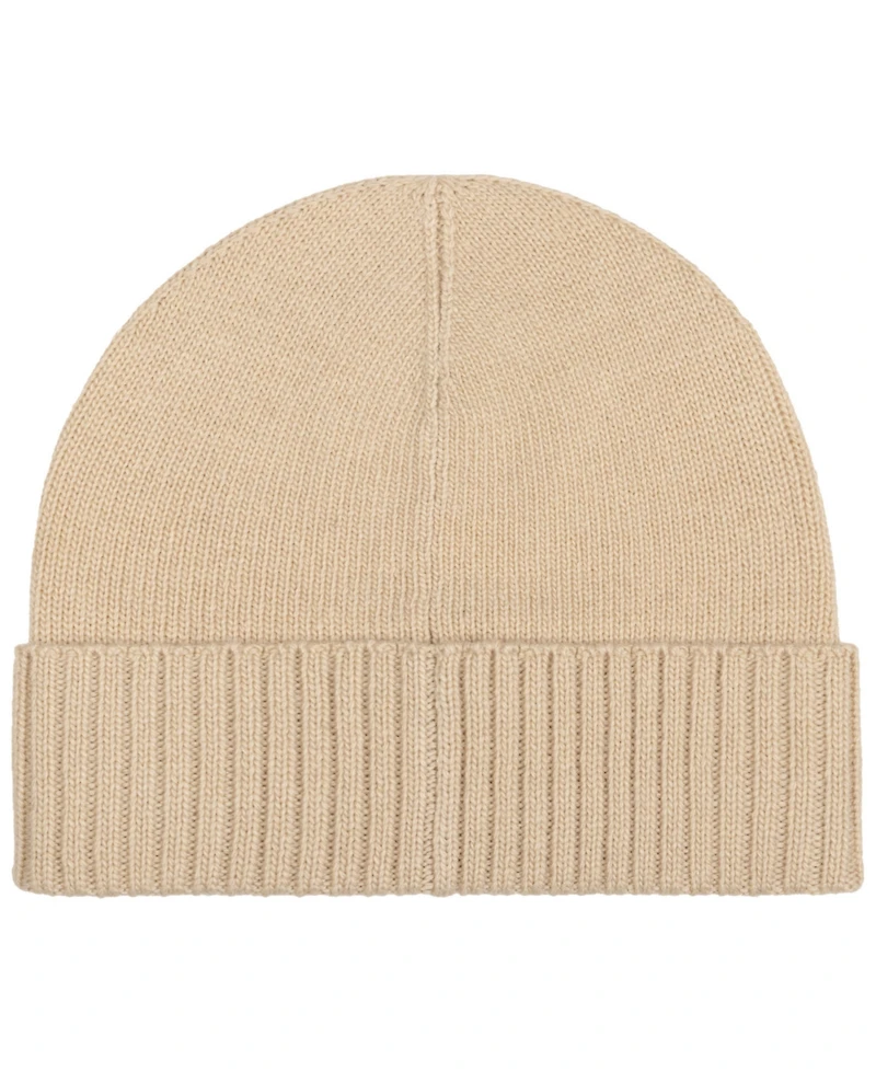 Lauren Ralph Equestrian Buckle Merino Knit Hat